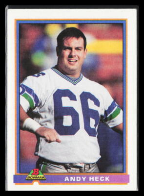1991 Bowman Andy Heck #492