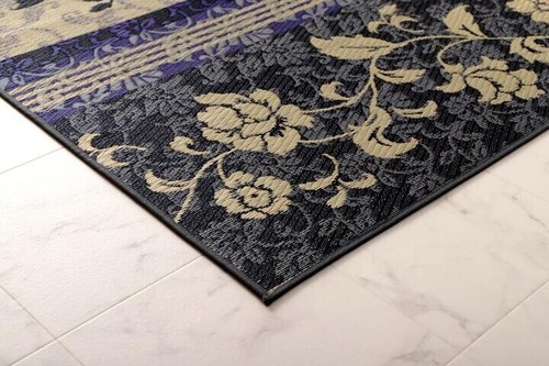 Elegance Tatami Rug Floral Pattern Japanese Rush Grass Igusa Made in Japan 8129 - Picture 14 of 18