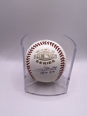 2006年ワールドシリーズ サインボール So Taguchi So Taguchi Signed Official MLB 2006 World Series Baseball W/Cube