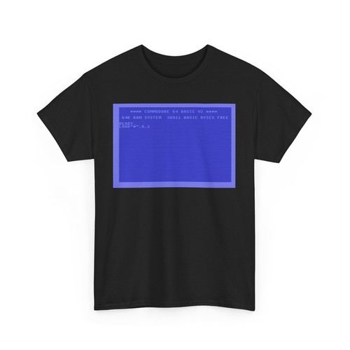 Commodore "READY." T-Shirt-Classic Retro Computing 64 128 Plus 4 Vic-20 - Picture 8 of 13