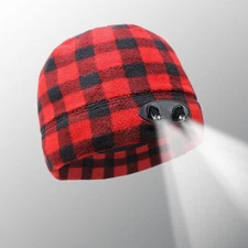 POWERCAP LED Beanie Cap 35/55 Ultra-Bright Hands Free LED Powered Light