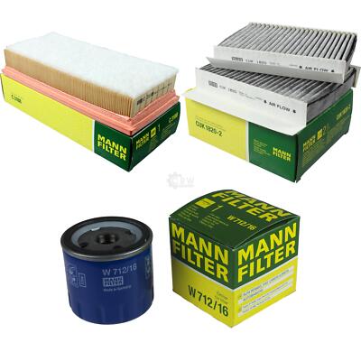 MANN-FILTER Inspektionspaket für Alfa Romeo 147 1.6 16V T.SPARK Eco 2.0 GT