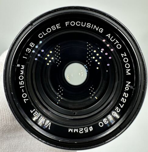 Vivitar 70-150 mm f/3.8 obiettivo zoom automatico messa a fuoco ravvicinata per Nikon - Foto 1 di 16