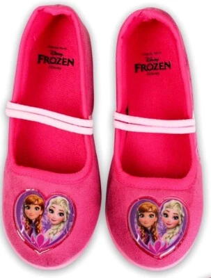 Disney Frozen Eiskönigin Anna Elsa Slipper Hausschuhe Schuhe 24 - 31 NEU
