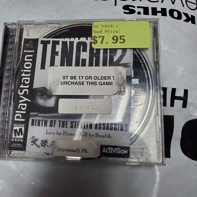 Tenchu 2 Birth Of The Stealth Assasins Original Case No Manaul