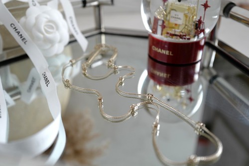 Nuovo CHANEL Fw 2024/25 Collezione Catena Cintura Cc Misura 75 / Long Collana IN - Foto 3 di 24