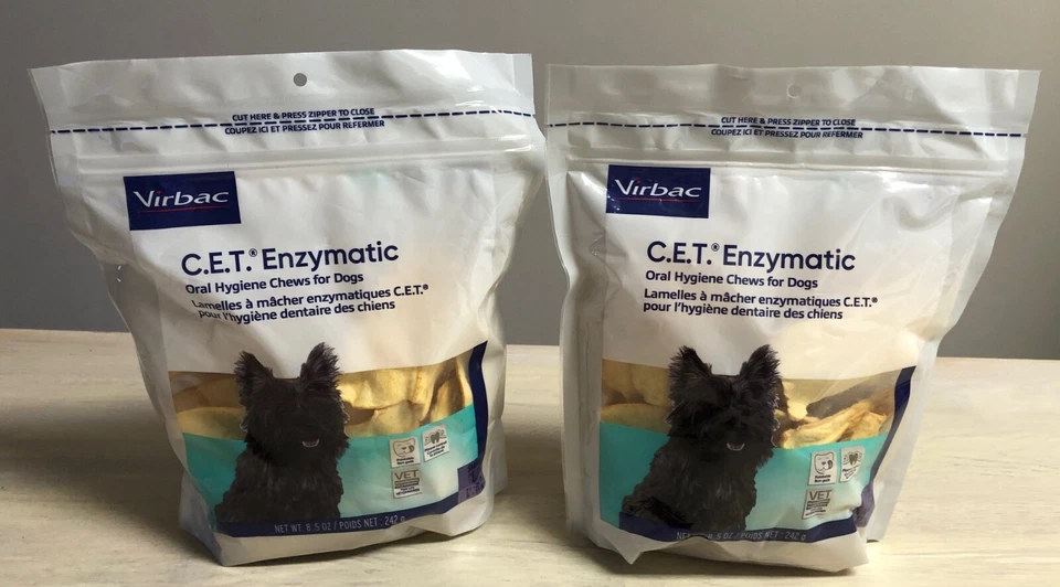 CET Enzymatic Chews For Dogs, SMALL 11-25 lbs, 30 Chews ( 2 Pack) EXP 07/2026 - Image 2 of 4