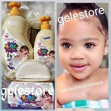 3pcs. Unique Kids & Teens Skin Brightening Body Lotion, Shower Gel  & Soap