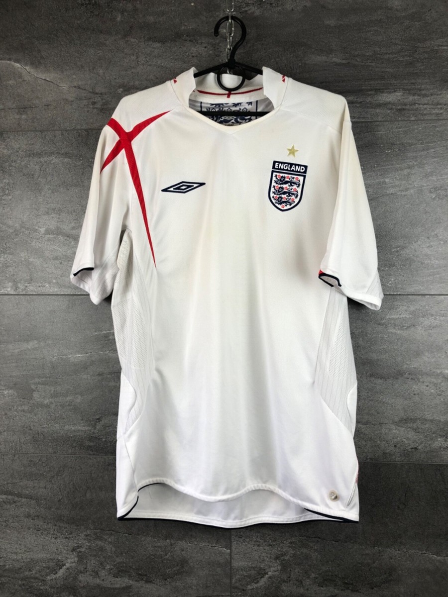 ENGLAND 2005 2007 HOME FOOTBALL SOCCER SHIRT JERSEY UMBRO VINTAGE 