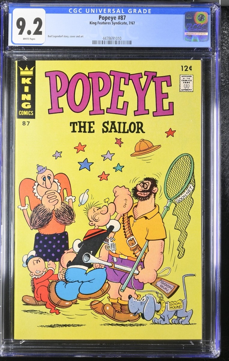 POPEYE #87 CGC 9.2 (NM-) KING COMICS ♛ King Features Syndicate