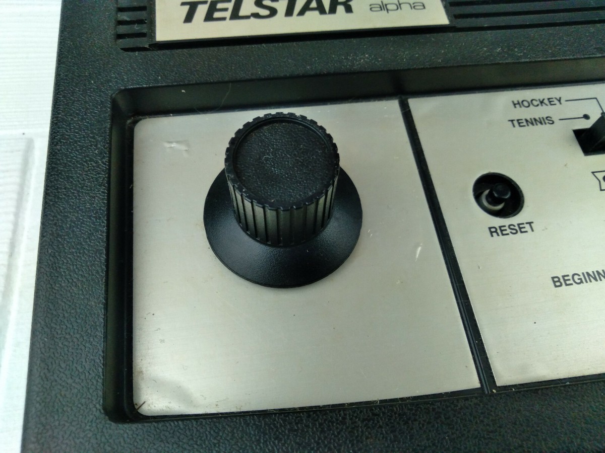 VINTAGE 1976 COLECO TELSTAR ALPHA TV VIDEO GAME CONSOLE. MODIFIED
