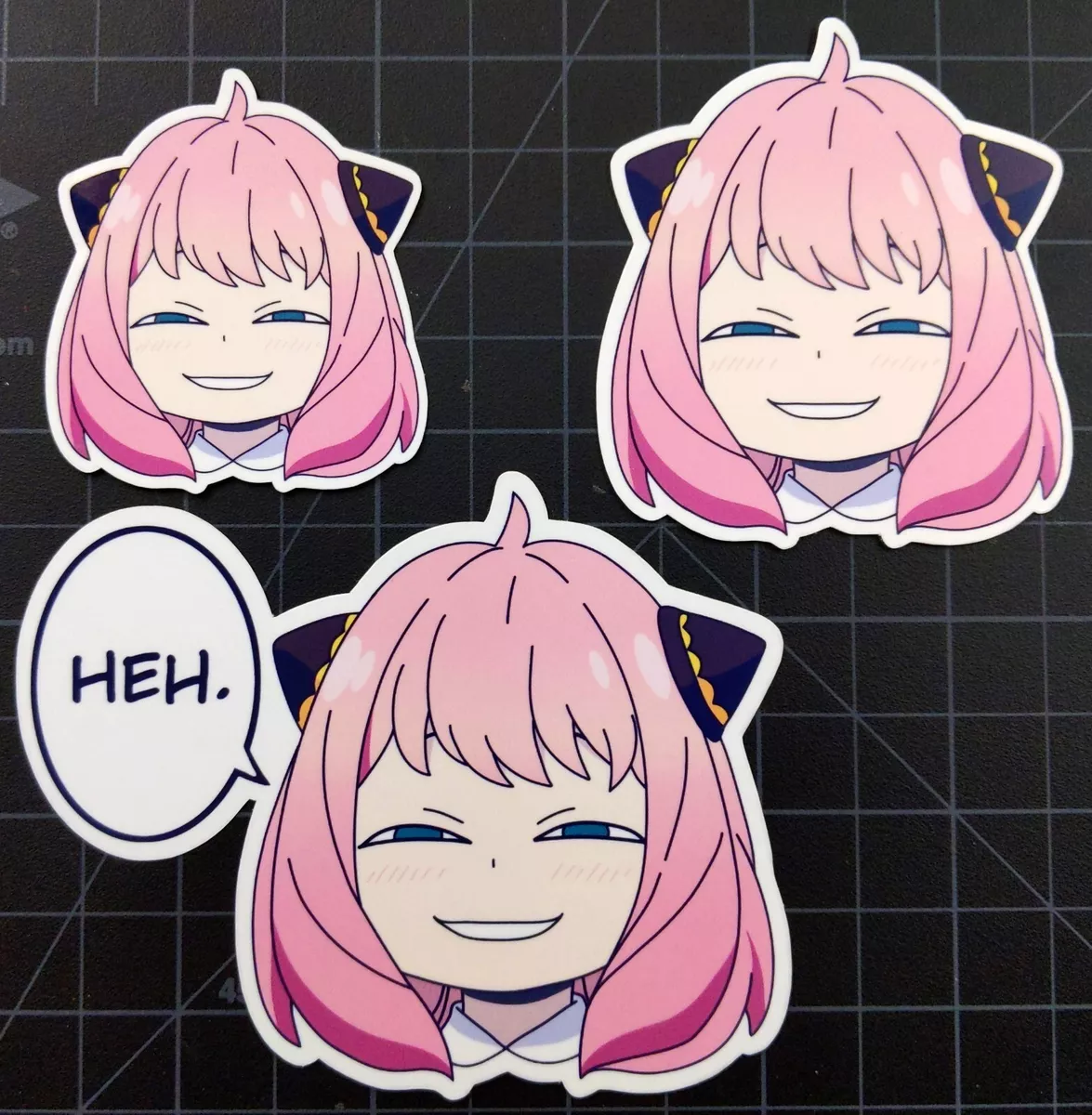 Anya Emoji Sticker for Sale by Scomicmaker