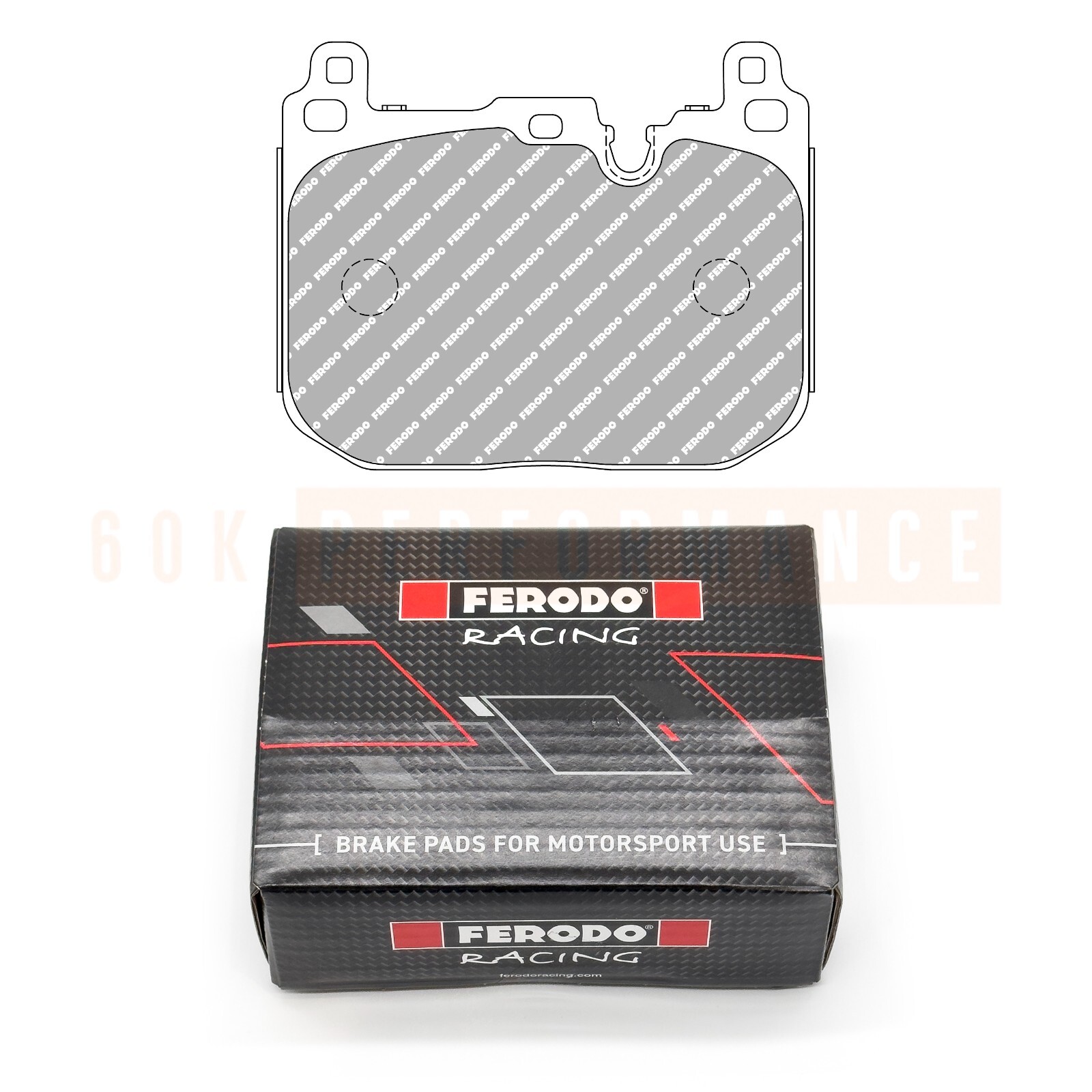 Front Ferodo Racing DS1.11 Brake Pads BMW 4 Series F32 F33 F36 430 435 440