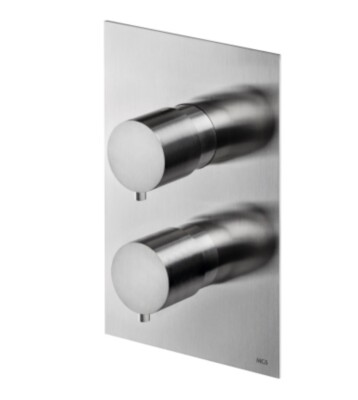 MGS MB439-P Built-In Thermostatic Shower Mixer POLISHED STAINLESS STEEL New!