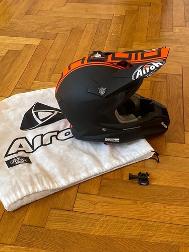 Casco TERMINATOR 2.1 AIROH, nuovo testato su pista. Fornito con attacco  Go-Pro | eBay