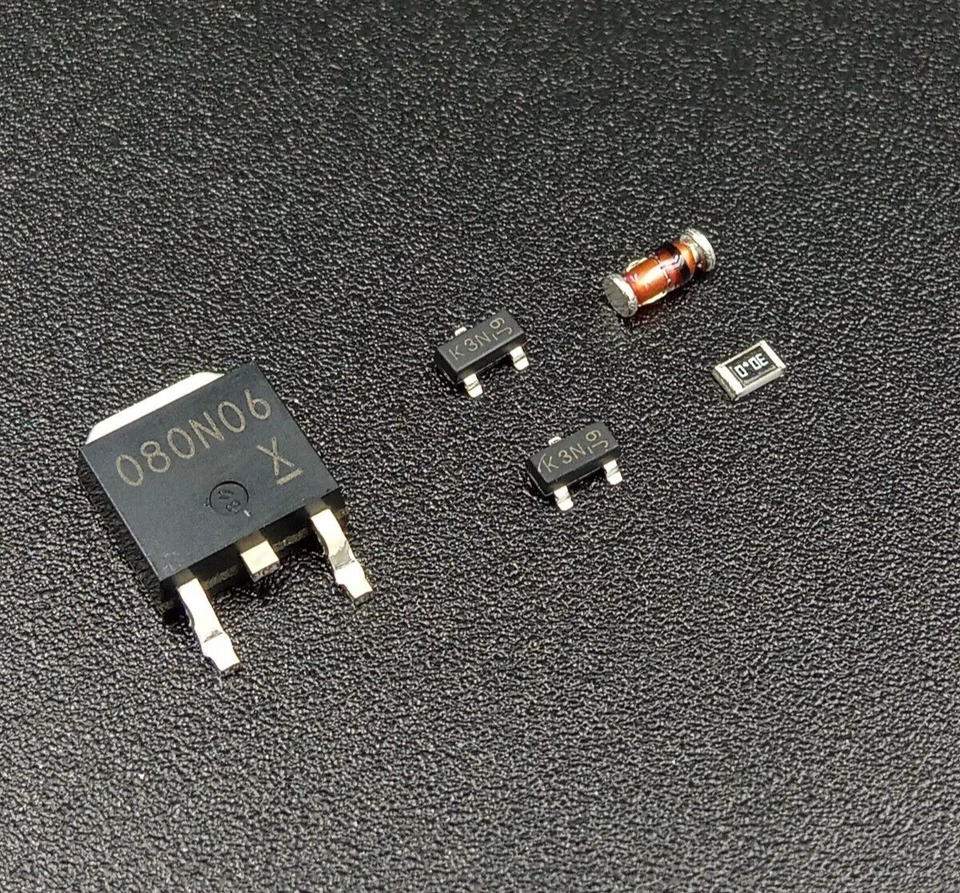 Atari Lynx 1&2 - Kit réparation alimentation - Transistor, mosfet, diode, R