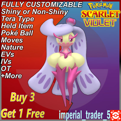 Pokémon Scarlet and Violet   Shiny Tsareena   W/ Best 6IV Customizable
