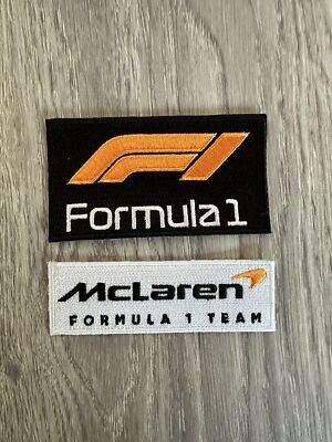 Lot De 2 Patchs F1 Mercedes – Fer à Repasser, Blanc, 3,5 Pouces (neufs, USA)