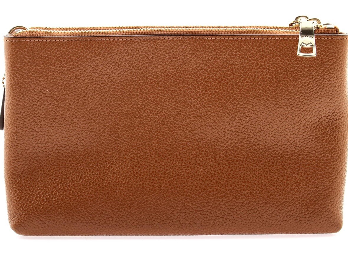 Coach Lyla Crossbody in Pebble Leather. F38273. Brown | eBay