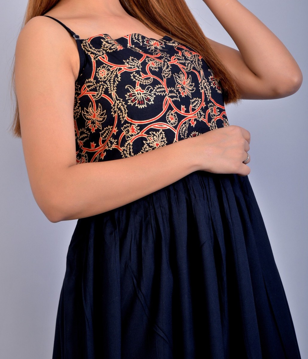red and black skater dress Short Sleeve Printed A Line Dress Black Red