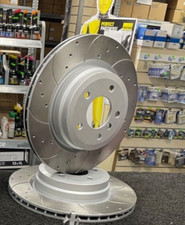 Dischi freno forati originali Delphi rivestiti anteriori ad alto carbonio BMW Z4 E89