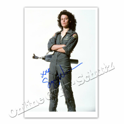 Sigourney Weaver aus Aliens ++ Autogrammfoto / Autograph