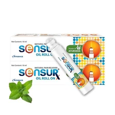 Sensur Oil Roll On 10ml Relief From Headache Nasal Congestion Cold & Rhintis
