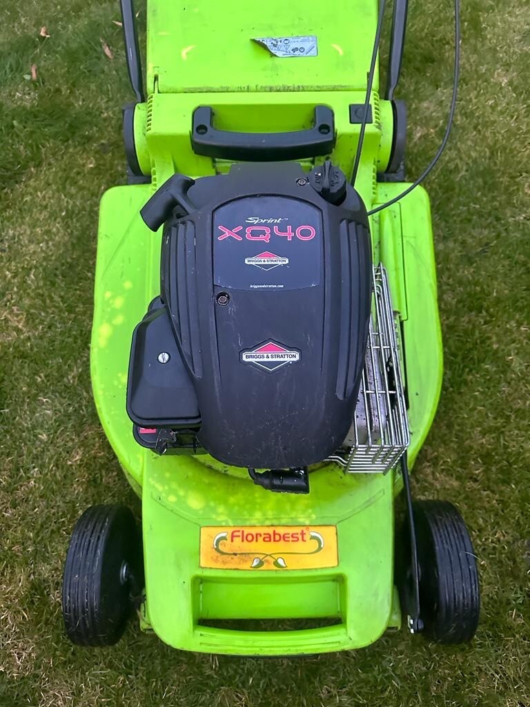 Rasenmäher benzin mit Antrieb gebraucht von Florabest 46 BA/07 eBay