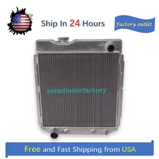 3Row Aluminum Radiator Fit Ford 1960-1965 Falcon Base Futura Deluxe 2.8L 3.3L AT