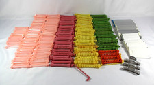 Vtg Lot 152 Perm Rod Hair Curlers Spin Arm Swing Clips TONI mixed sizes XS XL
