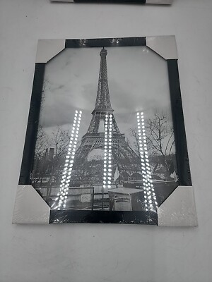 Eiffel Tower Black And White Picture 9.5x12 Inches. 4 Available  New.