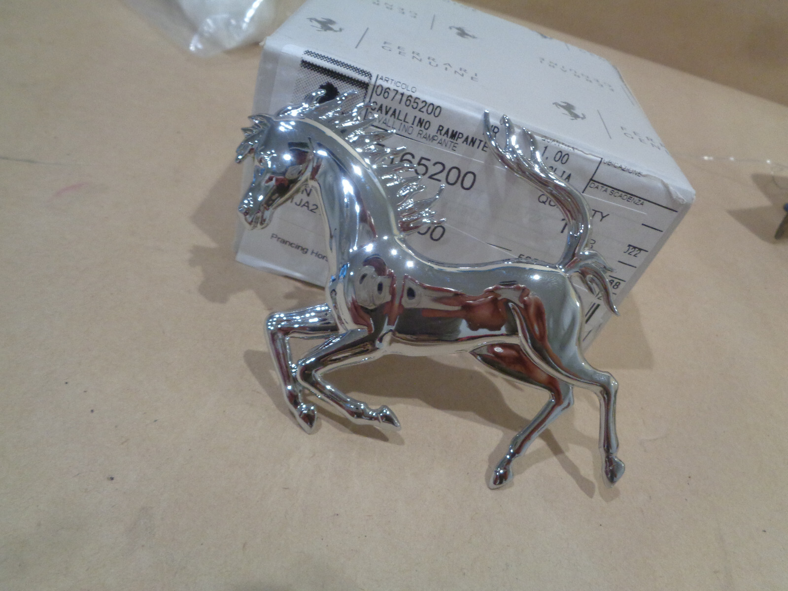 Ferrari 599,612,California,FF  Front Prancing Horse Motif  P/N 67165200