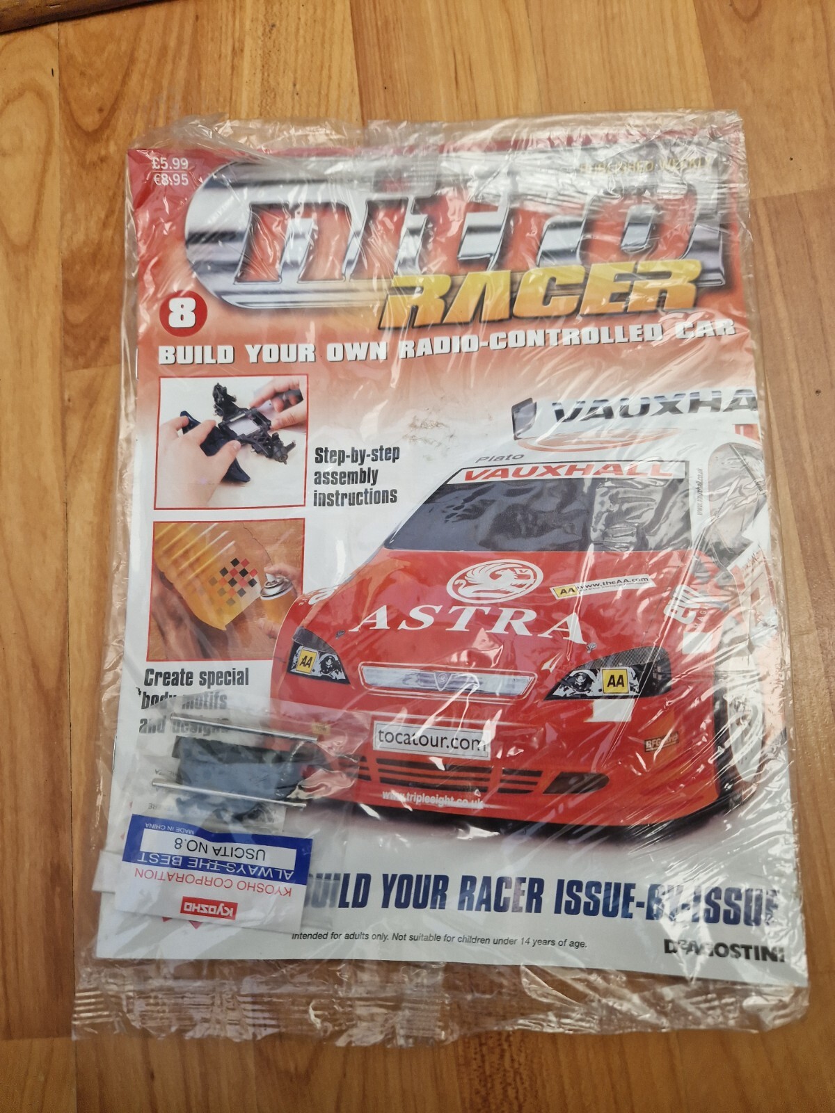 DEAGOSTINI KYOSHO BUILD YOUR OWN NITRO RC RADIO CONTROLLED CAR ISSUE 8