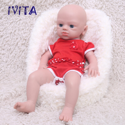 19'' Full Silicone Reborn Baby Girl Dolls Lifelike Silicone Doll Infant