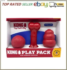 KONG Classic Dog Toys, 3 Count, New,  Free Shipping.