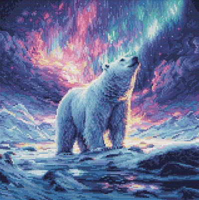 Kreuzstichpackung Luca-S - Die Nordlichter, B712