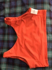 FOR THEM The Binder All-Day Orange Size Ethereal Reversible Compression Top