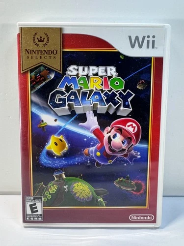 Super Mario Galaxy (Nintendo Wii, 2007) Nintendo Selects Complete CIB Works