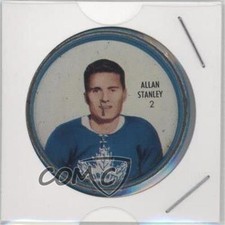 1962-63 Shirriff Coins Allan Stanley #2 HOF z9k