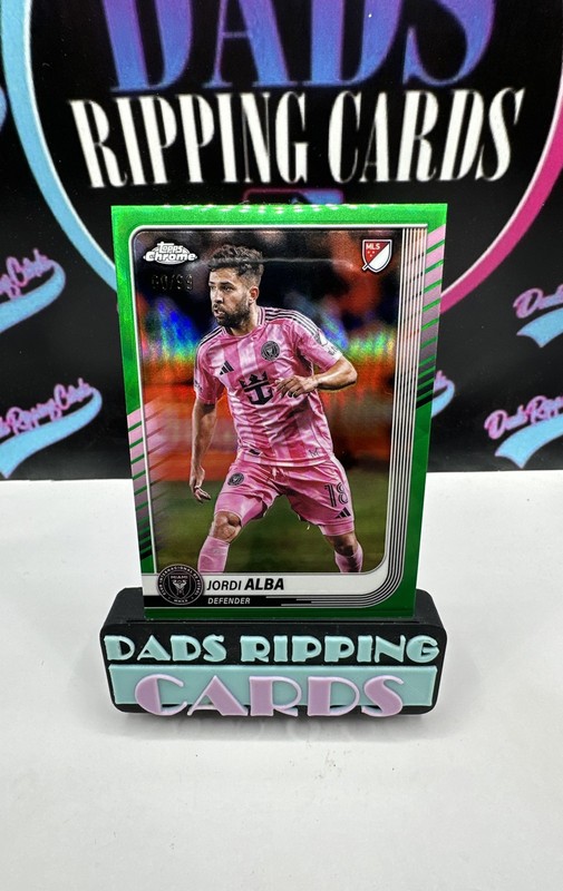 2025 Topps Chrome Mls - Jordi Alba #41 Green Refractor /99