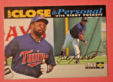 1994 Collector's Choice - Kirby Puckett #638 Silver Foil Signature Twins
