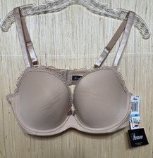 NEW PARAMOUR BY FELINA 235420 FULL BUSTED UNDERWIRE LACE TRIM BRA FAWN SIZE 40C