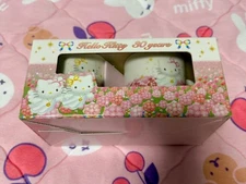 Sanrio Hello Kitty 30th Anniversary Mug Set 2 Cups Character Design New