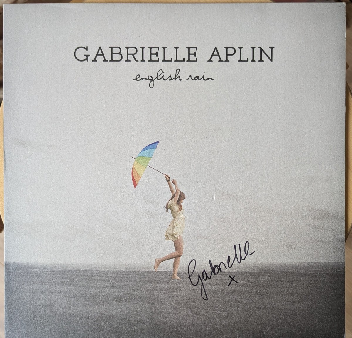 Gabrielle Aplin English Rain Signed Blue Vinyl | eBay UK
