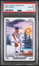 Ron Guidry - 2025 Topps X Bob Ross the Joy of Baseball PSA 10 - POP 2!! -YANKEES