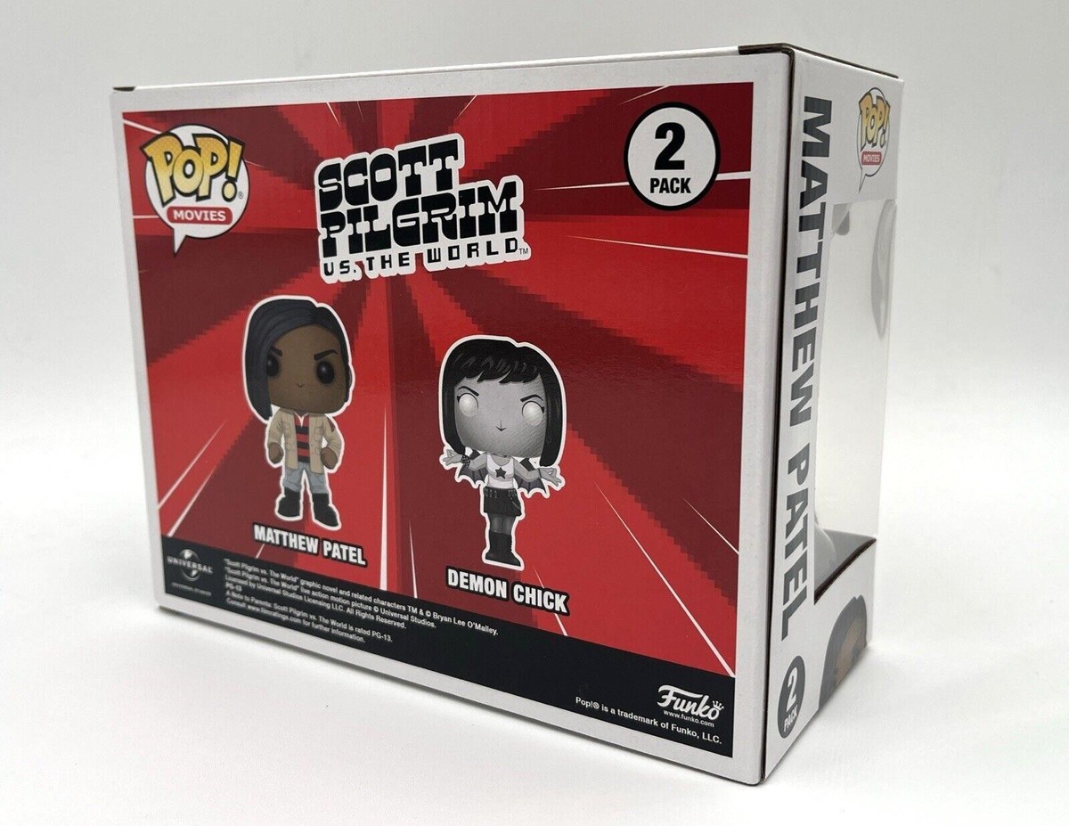 Funko POP Matthew Patel Demon Chick 2-Pack Scott Pilgrim SDCC 2018