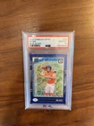 Panini 2024 Donruss Optic Bo Nix Rated Rookie Blue Scope Prizm #209 PSA 10