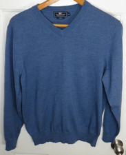 Vineyard Vines Performance Merino Wool Sweater V-Neck Mens Medium