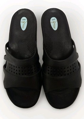 OKA B Unisex Black Slide Sandals size XL NEW