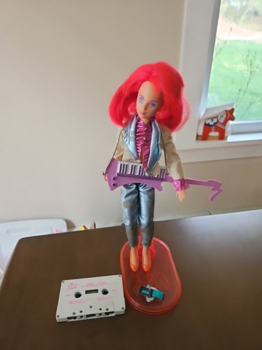 Vintage Jem and the Holograms Kimber Doll Hasbro 1980s Toy Collectible cassette